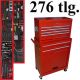 Carucior de scule complet echipat - 276 piese